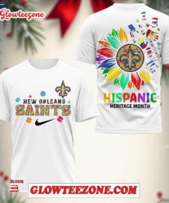 Nfl New Orleans Saints Hispanic Heritage Month Unisex T shirt 1