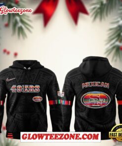 Nfl San Francisco 49ers Mexican Heritage 2025 All Over Print Hoodie 1