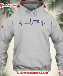 Nfl Seattle Seahawks Heartbeat Hoodie Unisex Football Tshirt Hoodie