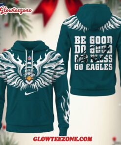 Philadelphia Eagles 2025 Nfl Fire Wings All Over Print Hoodie Shirt 3