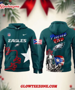 Philadelphia Eagles 2025 Nfl Puerto Rico Heritage Limited Hoodie Shirt 3