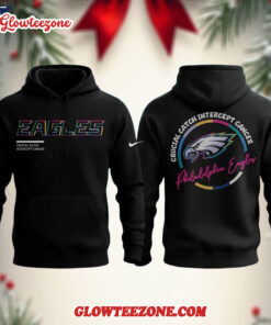 Philadelphia Eagles Crucial Catch 2025 Printed Hoodie 3