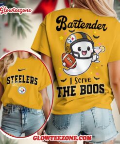 Pittsburgh Steelers 2025 Nfl Bartender Halloween Fan All Over Print Shirt 4
