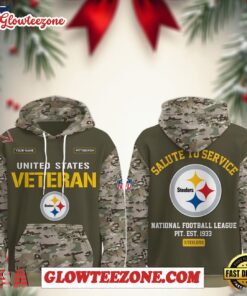 Pittsburgh Steelers Nfl Veteran Birthday 2025 Custom Name Unisex Hoodie 1