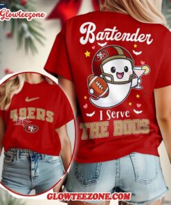San Francisco 49ers 2025 Nfl Bartender Halloween Fan All Over Print Shirt 3