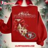 San Francisco 49ers 2025 Nfl Cozy State Bow Sweatshirt 3