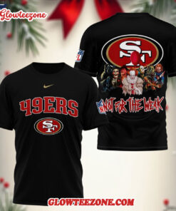 San Francisco 49ers 2025 Nfl Not For The Weak Halloween All Over Print Shirt 3