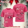 San Francisco 49ers Nfl Just A Girl Who Loves Flamingo 3d Shirt 3