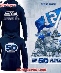Seattle Seahawks Nfl 50th Season Essential Hoodie Shirt 1