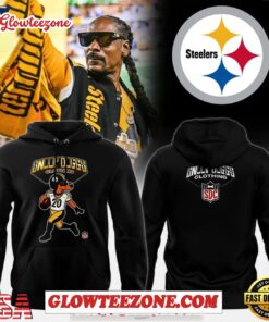 Snoopy Pittsburgh Steelers Nfl 2025 Black Football Unisex Hoodie 1