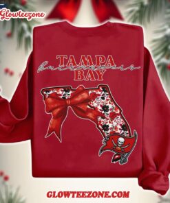 Tampa Bay Buccaneers 2025 Nfl Cozy State Bow Sweatshirt 1