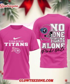 Tennessee Titans 2025 NFL Breast Cancer October Limited Edition 3D Shirt