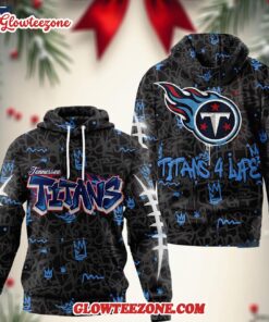 Tennessee Titans NFL Special Graffiti My Team 4 Life All Over Print Hoodie Shirt