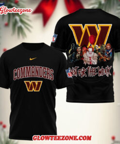 Washington Commanders 2025 Nfl Not For The Weak Halloween All Over Print Shirt 1