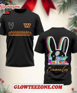 Washington Commanders X Bad Bunny Super Bowl Lx 2026 All Over Print Shirt 1